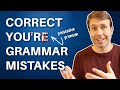 CORRECT YOUR GRAMMAR MISTAKES 🚫 (Lesson Notes Included)