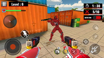 Fps Robot Shooting Strike: Counter Terrorist Games android gameplay #2