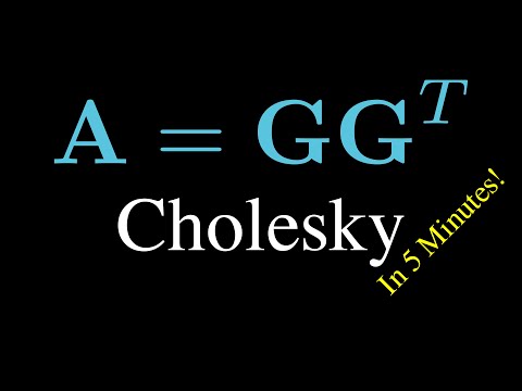 Cholesky Factorization Example - Linear Algebra