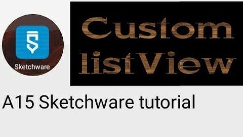 add listview in Sketchware