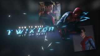 HOW TO MAKE TWIXTOR HIT ON BEAT LIKE AE EDITORS | FULL CAPCUT TUTORIAL 