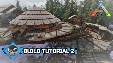 ARK: Survival Evolved - How to build a Base - Roundhouse Structures Plus (part 2. Interior)