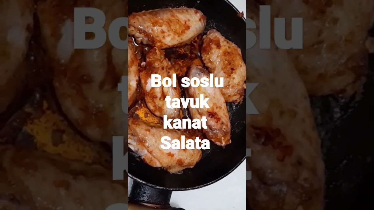 #tavuk #soslu #kanat #salata #yemektarifleri #short