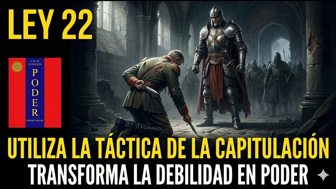 Ríndete para Ganar: Cómo Transformar Debilidad en Poder | Ley 22, 48 Leyes del Poder – Robert Greene