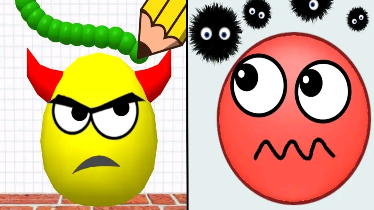 Draw To Smash vs Hide Ball Brain Teaser Games - Max Levels Unlocked SpeedRun Gameplay (Android iOS)