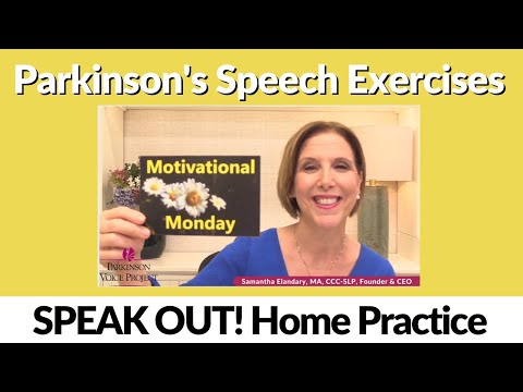 2/26/2024 Parkinson's Speech Exercises - Motivational Monday