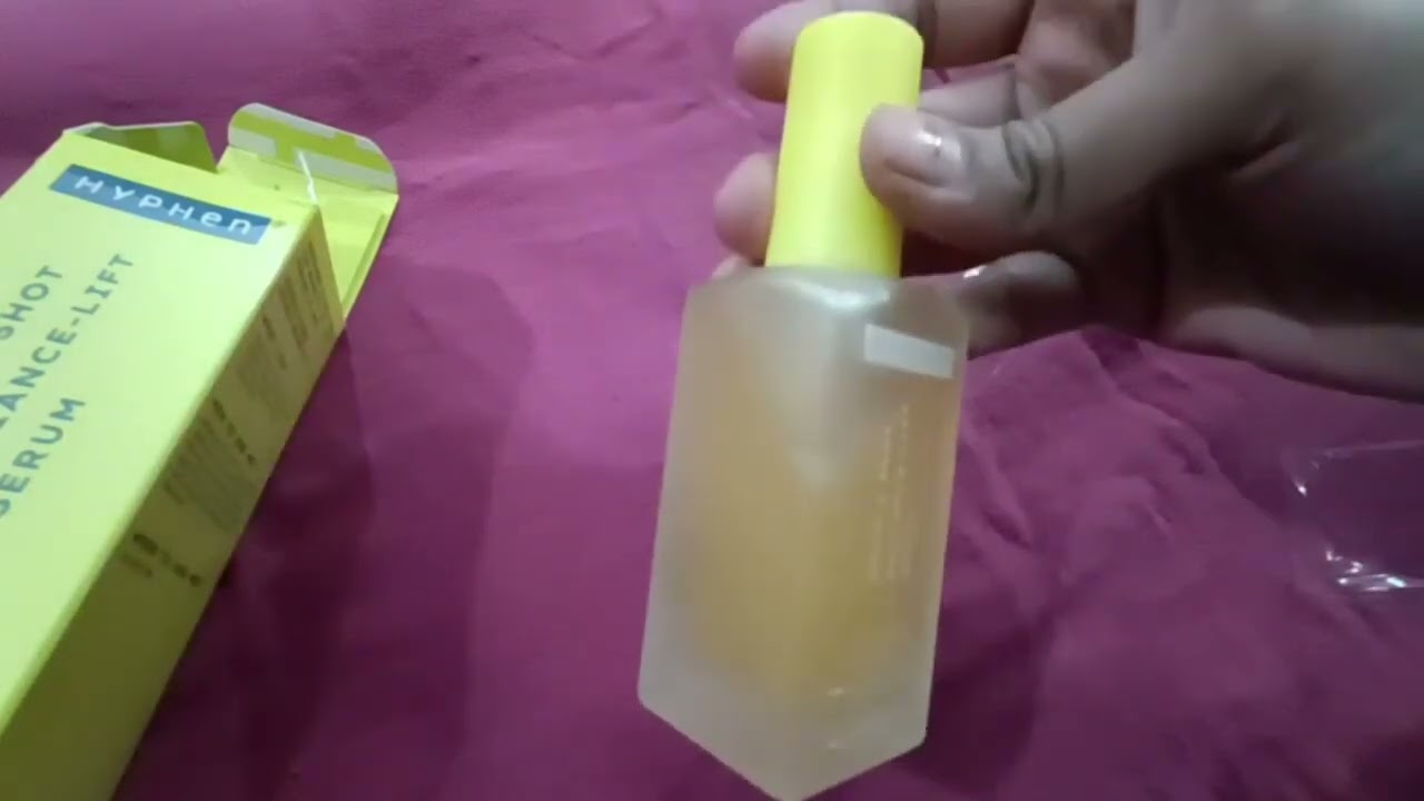 Hyphen product sunscreen and serum review for dry skin 