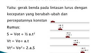 Gerak lurus berubah beraturan glbb ...