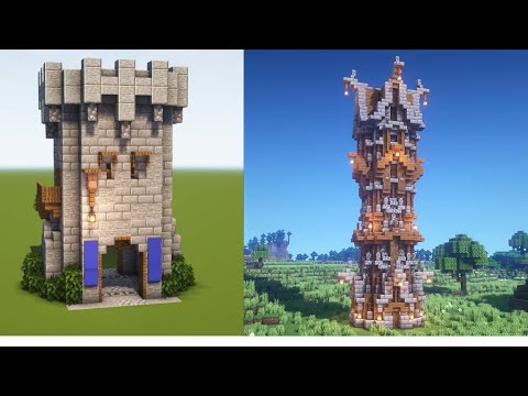 Minecraft Survival Tower Tutorial 😱😎📈 #minecraft - YouTube