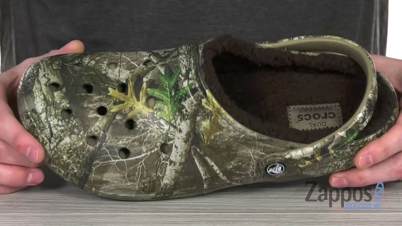 crocs realtree lined