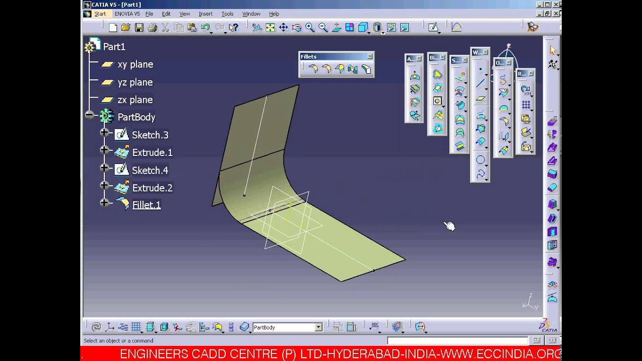 CATIA Theory Sample File11 (Generative. Shape Design) YouTube