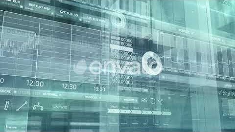 Financial Infographics In Three-dimensional Space 4K | Motion Graphics - Videohive template