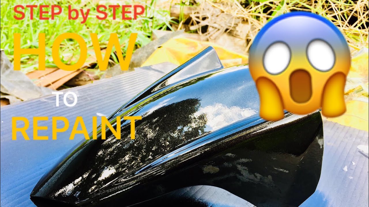 HOW TO REPAINT MOTORCYCLE Fairing’s PAANO MAG PINTURA NG FAIRINGS NG MOTOR Tutorial YouTube