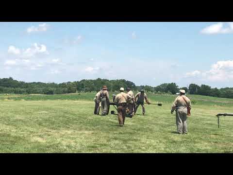 Civil War Cannon Firing at Antietam National Battlefield (Sharpsburg, MD)