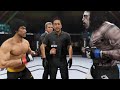 Bruce Lee vs. Demon Crusher - EA Sports UFC 2 - Rematch - Dragon Fights 🐉