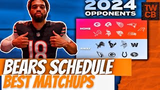 Chicago Bears Best & Worst Match ups For 2024 NFL Season