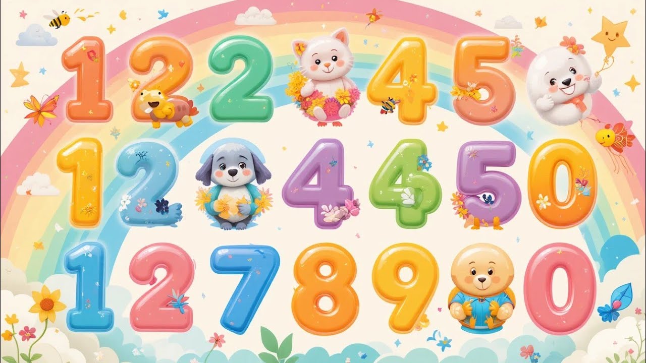 Numbers 51 to 100 🎶 | Fun And Joyful Nursery Rhyme For Kids