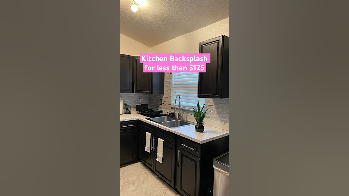 DIY Kitchen Renovation: Installing a Peel and Stick Backsplash on a Budget #kitchenmakeover #diymom