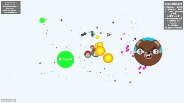 Agar.io with BOTS// SICK DESTROYING TEAMS//