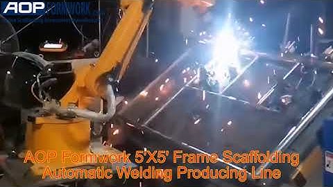 AOP Formwork 5x5 Frame Scaffolding Automatic Welding Line