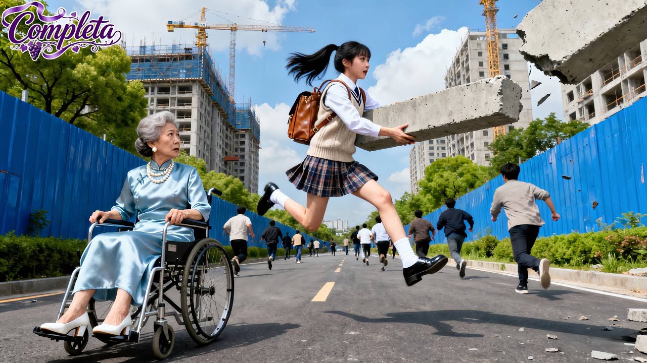 Todos fugiram quando placa de aço caiu, mas garota magra salvou a avó do CEO—Ele se apaixona!