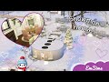 Snowman Shaped House! - The Sims 4 Speedbuild | No CC ☃️🎄