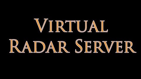 How To Setup Virtual Radar Server With Aircraft Silhouettes And Operator Logos