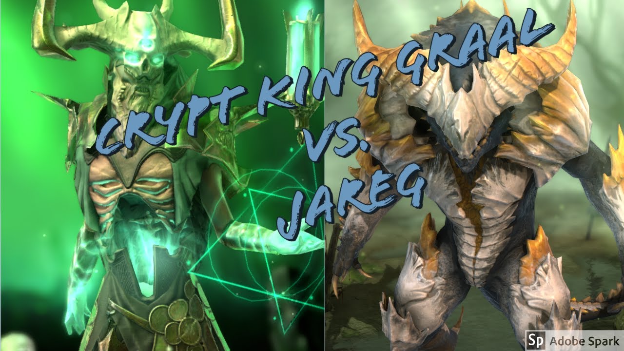 Crypt King Graal Vs Jareg Raid Shadow Legends Youtube