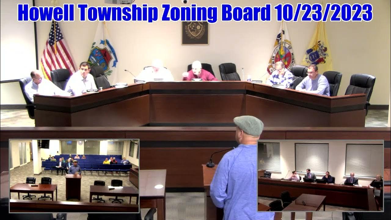 Howell Township Zoning Board Meeting 10/23/2023 YouTube
