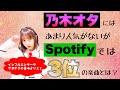 【驚愕】あの曲が3位⁉︎ 乃木坂46視聴回数ランキング〜Spotify編〜