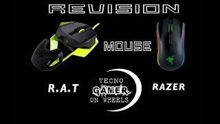 Revision Mouse Gamer Rat 1 y Razer Mamba tournament edition (TGOW)
