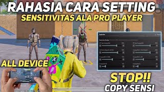 CARA SETTING SENSITIVITAS PUBG MOBILE TERBAIK GYROSCOPE DAN NO GYROSCOPE