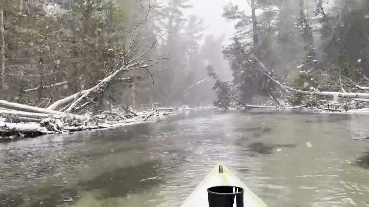 Kayaking the Crystal River in Winter