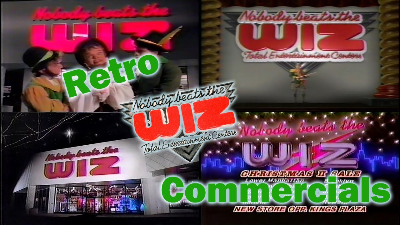 Retro Nobody Beats the Wiz Commercials Compilation - YouTube