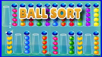 color ball sort wooden puzzle (level 1694-1701) #relaxing #gaming