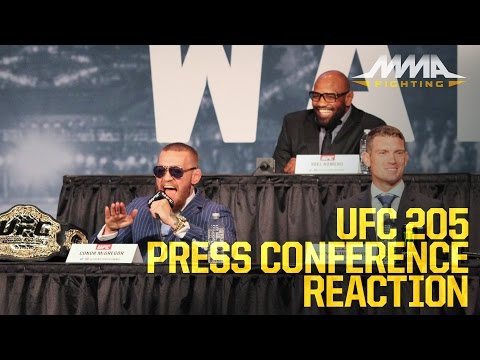 UFC 205: Conor McGregor vs. Eddie Alvarez Press Conference Reaction