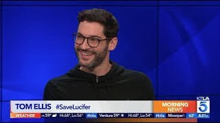 World Exclusive - Actor Tom Ellis Tells Sam that Fan Support of 