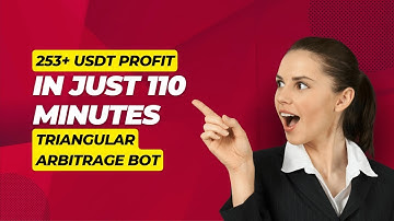253+ USDT Profit In 100 Minutes - Crypto Triangular Arbitrage Bot Result - AlgoArray One