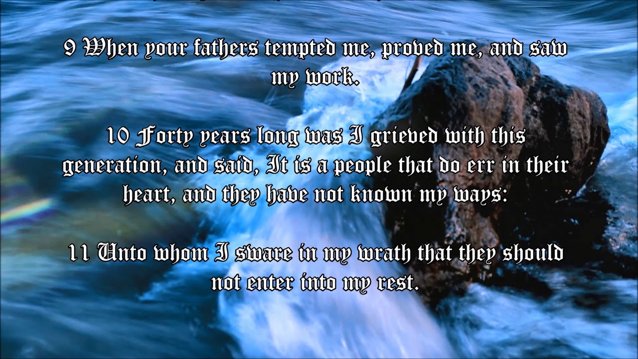 Psalm 95 - Richard Thomas - KJV Bible - YouTube