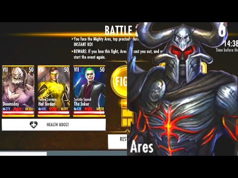 injustice god among us  Update New  Insurgency Ares BOSS FIGHT! | Injustice Gods Among Us 3.4! | iOS/Android!