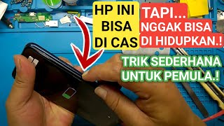 Cara Atasi HP Bisa Di Cas //Tapi Tidak Bisa Di Hidupkan Untuk Pemula // JKS