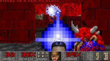 Doom 404 (2018) MAP24: "Sintax" UV Max Speedrun 3:46 100% Kills 100% Secrets