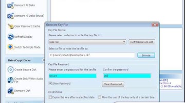 VIDEOS - TUTORIAL DRIVECRYPT 5.X - Step by Step:04dcpartition:06dcUserPassword