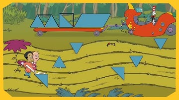 The Cat in the Hat: The Great Shape Race Gameplay (Browser Game)