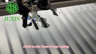 JUIXN 3MM Acrylic Sheet Transparent Pleixglass Sheet is in Laser Cutting