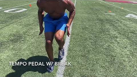 Defensive Back Workout | Back Pedal | Weave