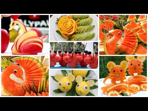 Video: How To Decorate Fruit