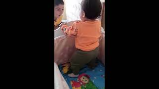 Be happy, Lets dance, Lets laughs #flora #dance, #baby #kids