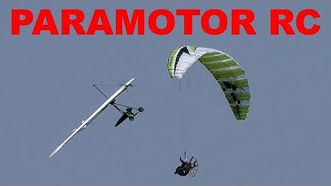 Para-RC RC paramotor, electric powered paraglider, JMM 2019