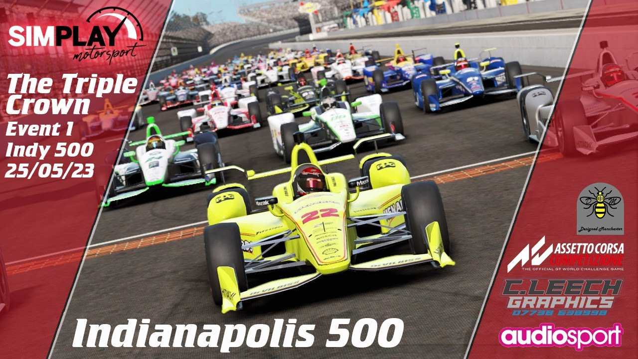 Indy 500 triple crown race 1 project cars 2 youtube